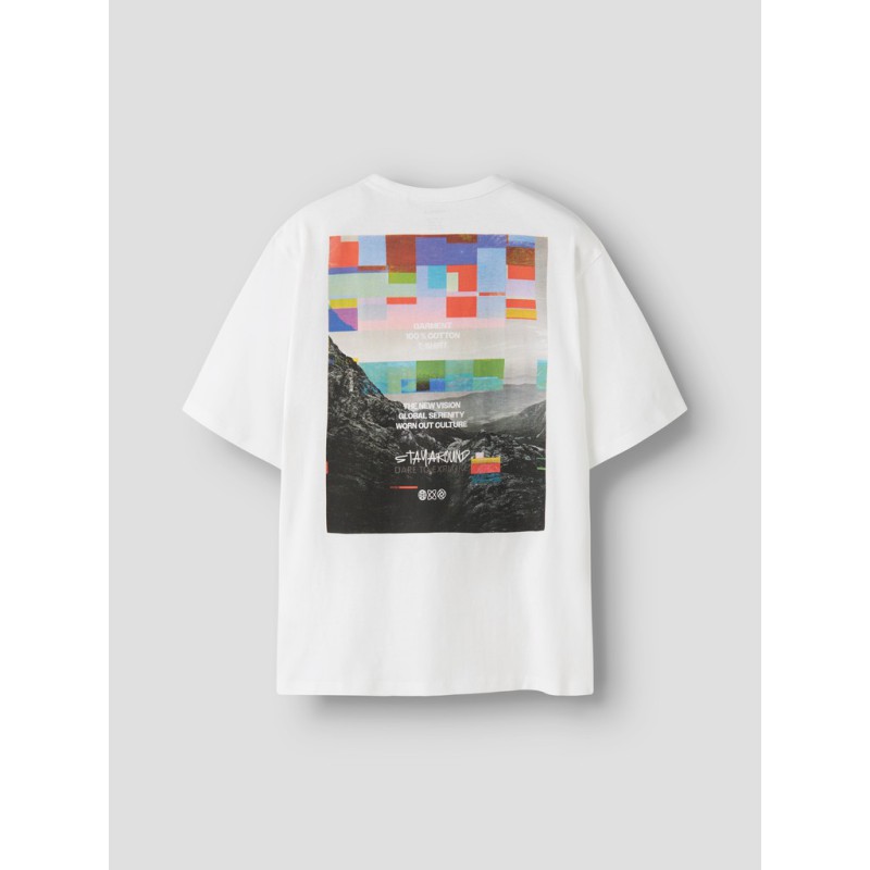 NAME IT KIDS Dreng - Rao T-shirt - Bright White