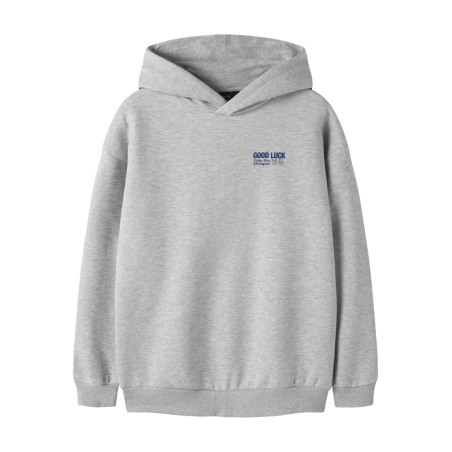LMTD Noluck sweathoodie - Light Grey Melange