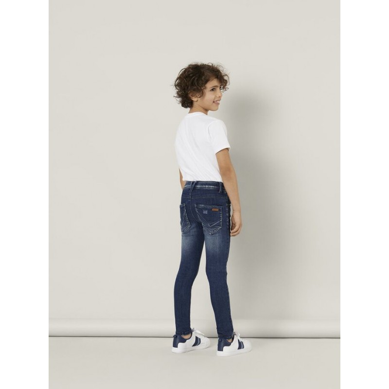 NAME IT Kids Theo Denim Pants X-slim Fit - Dark Blue Denim