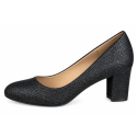 ITALIA Glitter pumps - Black / Glitter