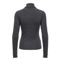 ONLY Dolly rollneck bluse - Dark Grey Melange