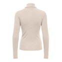 ONLY Dolly rollneck bluse - Pumice Stone