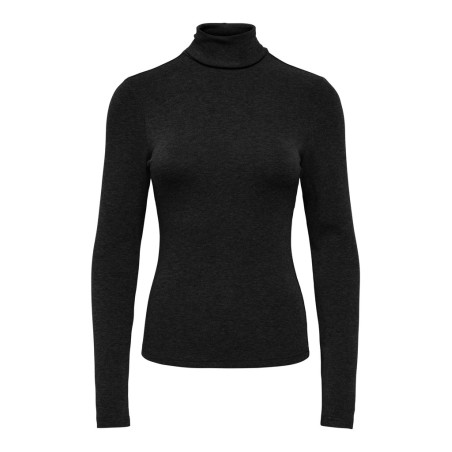 ONLY Dolly rollneck bluse - Black