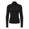 ONLY Dolly rollneck bluse - Black