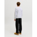 JACK & JONES Junior Nantucket Script Sweatshirt - Bright White