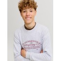 JACK & JONES Junior Nantucket Script Sweatshirt - Bright White