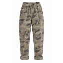 VANTING Denim camou bukser - Brown / Camou