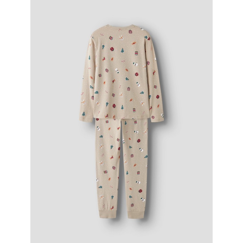 NAME IT KIDS Vismas pyjamas sæt - Pure Cashmere / Christmas