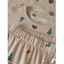 NAME IT KIDS Vismas pyjamas sæt - Pure Cashmere / Christmas
