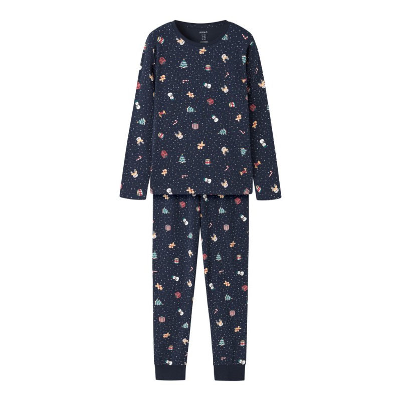 NAME IT KIDS Vismas pyjamas sæt - Navy Blazer / Christmas