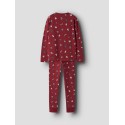 NAME IT KIDS Vismas pyjamas sæt - Red Dahlia / Christmas