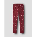 NAME IT KIDS Vismas pyjamas sæt - Red Dahlia / Christmas