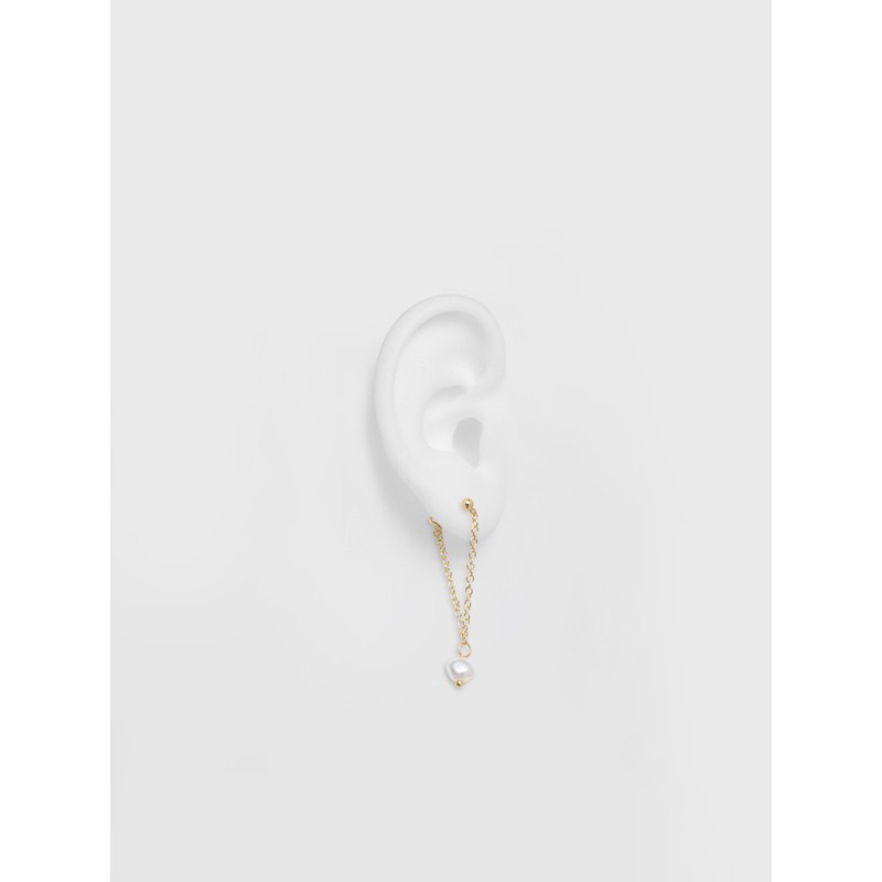PIECES Amanda øreringe / Gold Colour