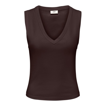 JDY Aspa v-neck tank top - Chocolate Torte