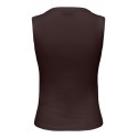 JDY Aspa v-neck tank top - Chocolate Torte