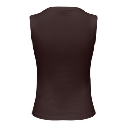JDY Aspa v-neck tank top - Chocolate Torte