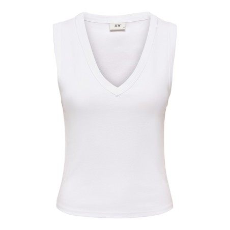 JDY Aspa v-neck tank top - Bright White