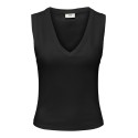 JDY Aspa v-neck tank top - Sort