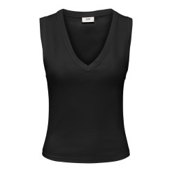 JDY Aspa v-neck tank top - Sort