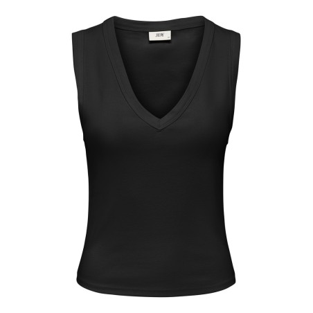 JDY Aspa v-neck tank top - Sort