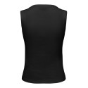 JDY Aspa v-neck tank top - Sort
