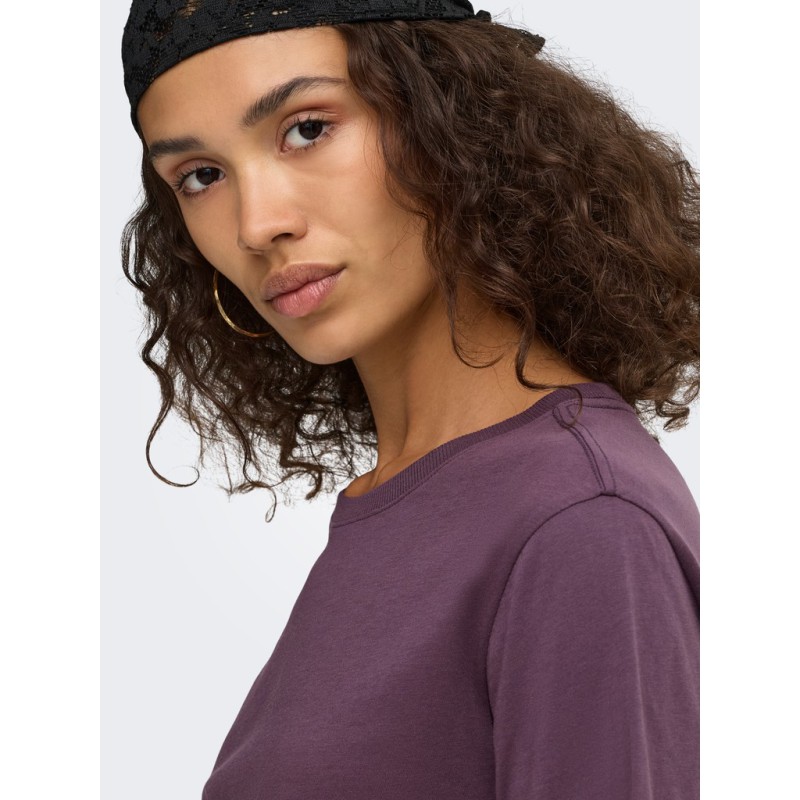 JDY Rex kortærmet T-shirt - Plum Perfect