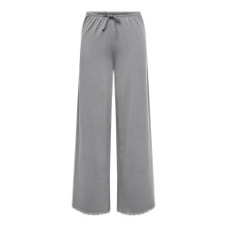 ONLY Kiss Calm brede bukser - Medium Grey Melange