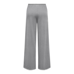 ONLY Kiss Calm brede bukser - Medium Grey Melange