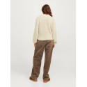 JJXX Kelly chunky loose strik - Bone White