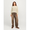 JJXX Kelly chunky loose strik - Bone White