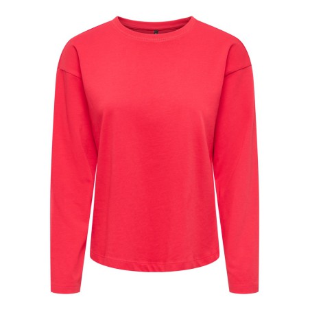 ONLY New Soph langærmet solid T-shirt - Lollipop