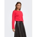 ONLY New Soph langærmet solid T-shirt - Lollipop