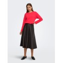 ONLY New Soph langærmet solid T-shirt - Lollipop