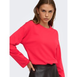 ONLY New Soph langærmet solid T-shirt - Lollipop