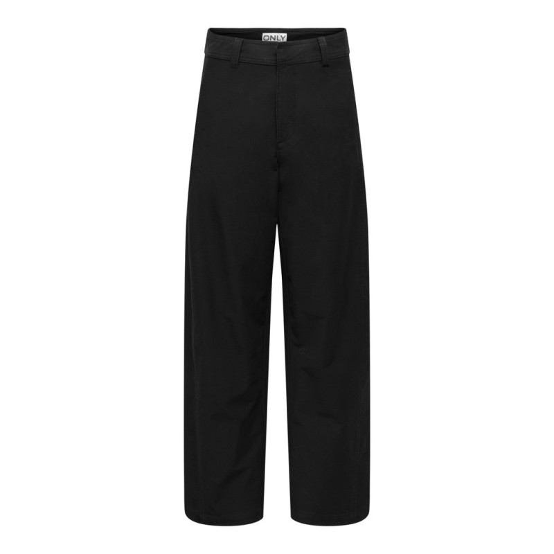 ONLY Clair mellemtalje barrel fit bukser - Sort