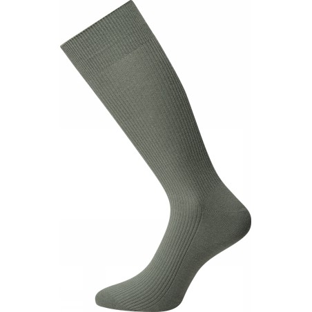 JBS Bomulds rib strømper - Light Green