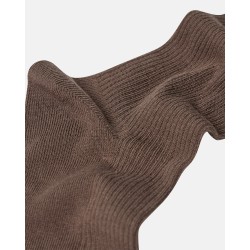 JBS Bomulds rib strømper - Brown