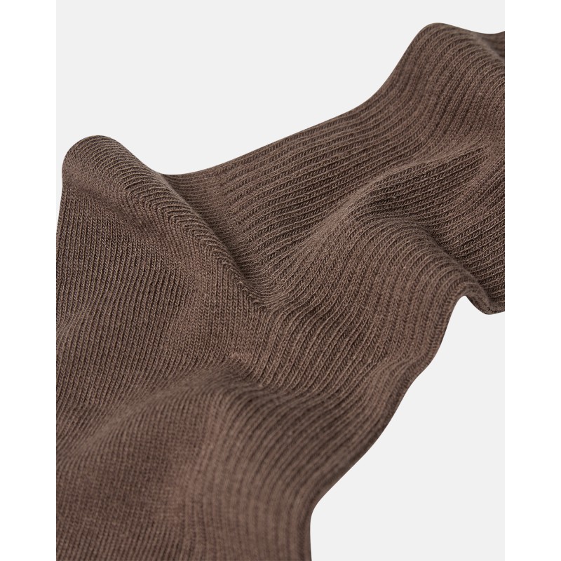 JBS Bomulds rib strømper - Brown