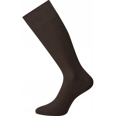 JBS Bomulds rib strømper - Bronze