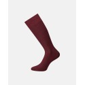 JBS Bomulds rib strømper - Dark Red