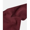 JBS Bomulds rib strømper - Dark Red