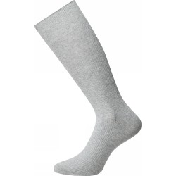 JBS Bomulds rib strømper - Light Grey