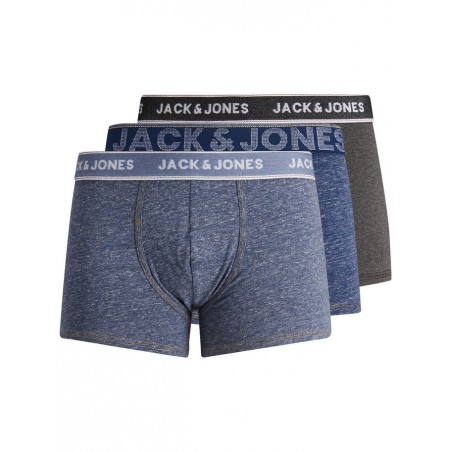 JACK & JONES DENIM TRUNKS 3-PACK - DARK GREY