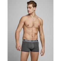 JACK & JONES DENIM TRUNKS 3-PACK - DARK GREY