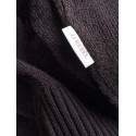 JJ REBEL Birch langærmet strik polo - Black