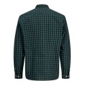 JJ REBEL Havin Gingham langærmet skjorte - Bistro Green