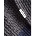 JJ REBEL Logan strik - Asphalt / Navy Blazer
