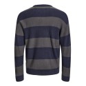 JJ REBEL Logan strik - Asphalt / Navy Blazer