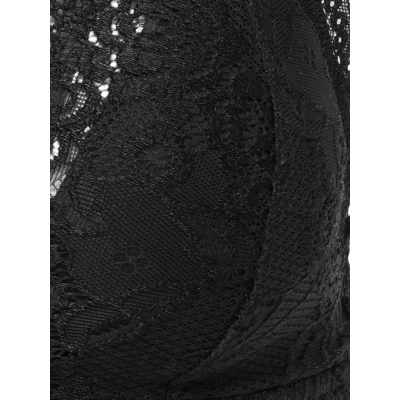 ONLY Chloe blonde padded trekant bh - Black