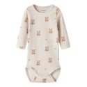 NAME IT BABY dreng - Rogers langærmet bodystocking - Peyote Melange